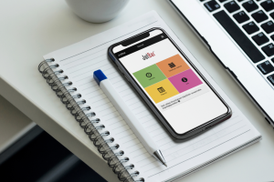 Työajanseuranta sujuu helposti JotBar-mobiilisovelluksella.